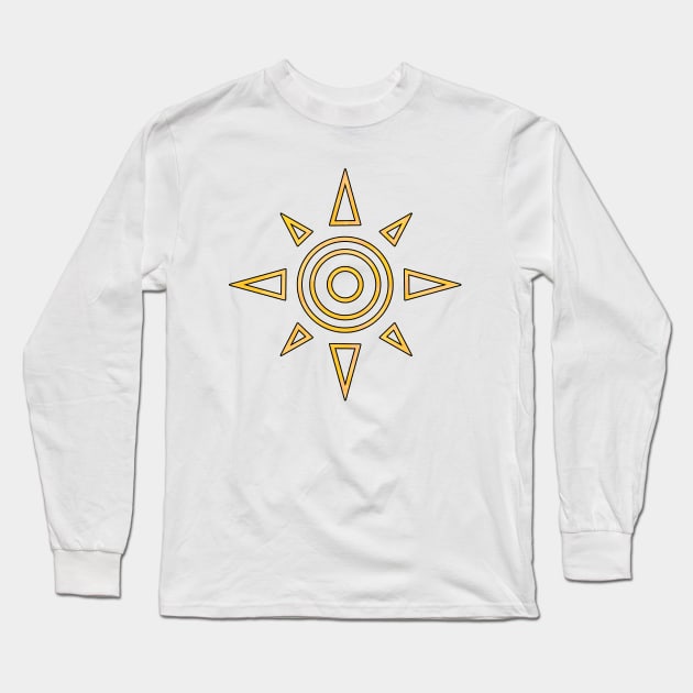 Digimon Crest of Courage Long Sleeve T-Shirt by Kaiserin